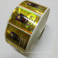 Custom  hologram sticker with serial numbers in roll